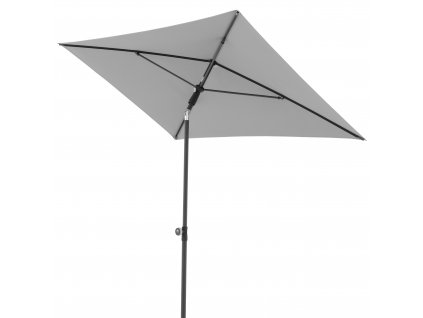 Slunečník se středovou nohou Doppler ACTIVE 200 x 120 cm, světle šedá