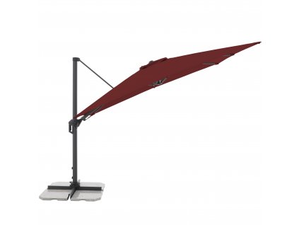 Moderní slunečník s boční nohou Doppler ACTIVE 310  x 210 cm, terakota