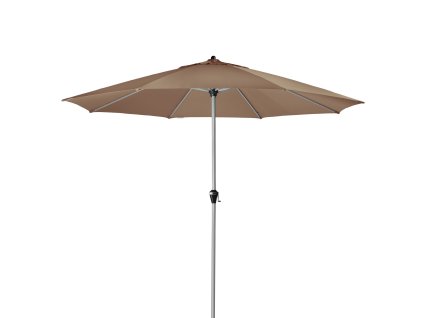 Středový slunečník s klikou Doppler ACTIVE KURBEL 380 cm, hnědá