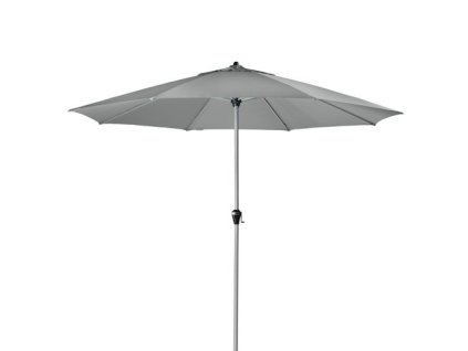 Středový slunečník s klikou Doppler ACTIVE KURBEL 380 cm, světle šedá