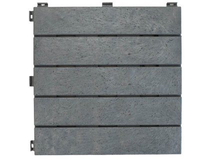 Gumová dlaždice NATURAL STONE 30 x 30 cm, šedá