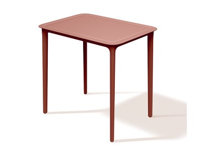 Jídelní obdélníkový stůl RIMO 78 x 58 x 75 cm, pálená cihla