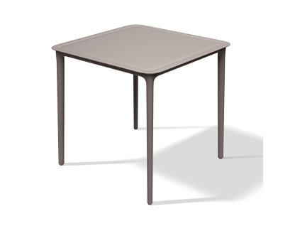 Jídelní čtvercový stůl RIMO 78 x 78 x 75 cm, zemitě hnědá