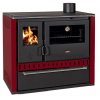 Sporák na tuhá paliva PRITY GT FS S DR, bordó