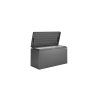 loungebox160 dunkelgrau klappe geoeffnet