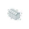 Zahradní domek Palram SkyLight 6x10 antracit