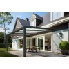 Hliníková pergola SKYLUX CLIMALUX 4,0 x 3,0 m antracit + opál PC