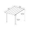 Hliníková pergola PALRAM Sierra 3000 bílá 3 x 3