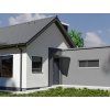 Vchodová stříška L-160, antracit/bronz
