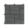 gumova dlazdice stone mosaic 30 x 30 cm seda