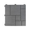 gumova dlazdice stone mosaic 30 x 30 cm svetle seda