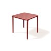 Jídelní stůl BRENE 80 x 80 x 76 cm, retro červená