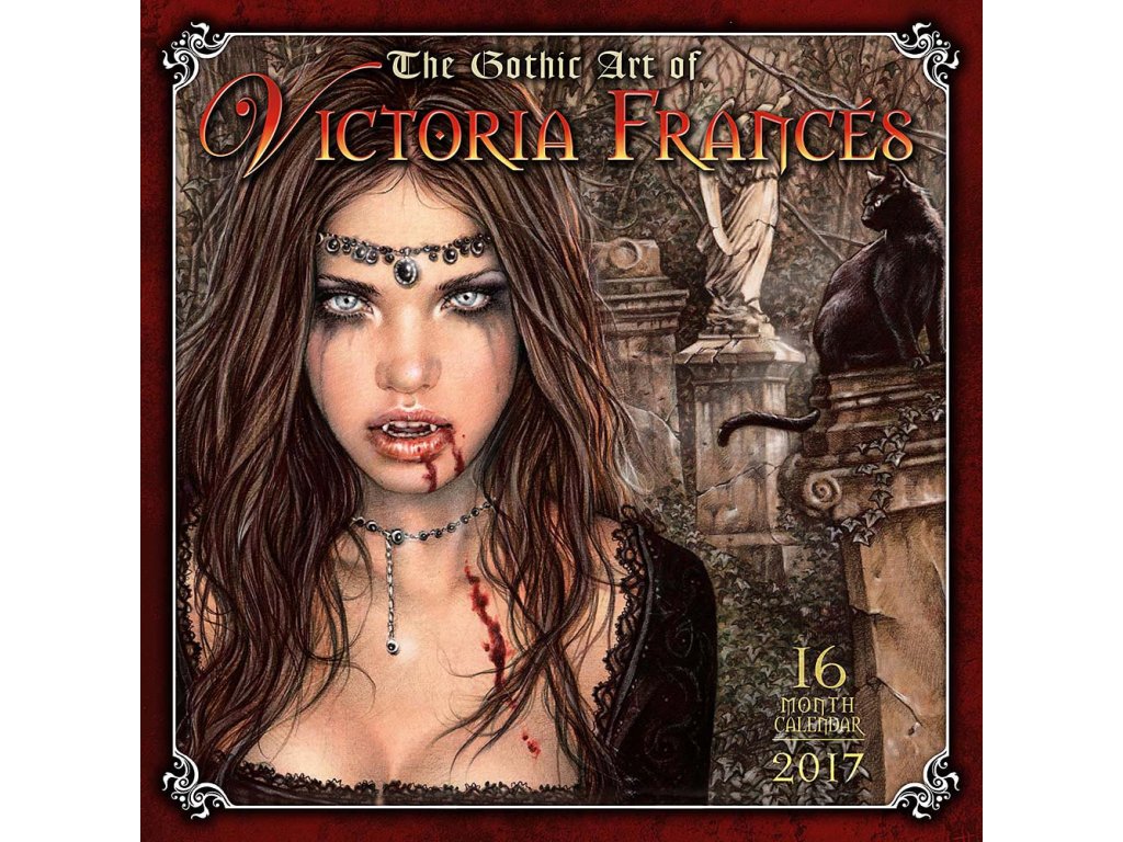 The Gothic Art of Victoria Francés 2017 Calendar Arkham