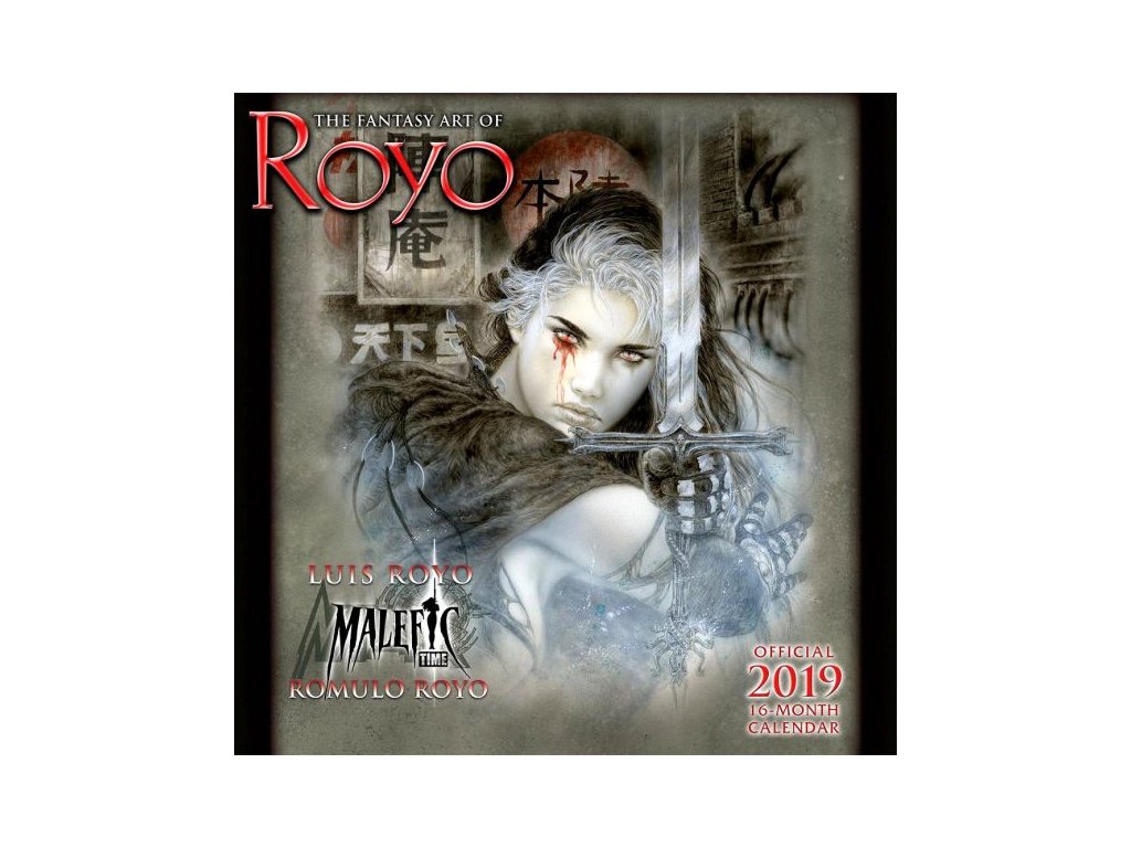 The Fantasy Art of Royo Official 2019 16Month Calendar Arkham