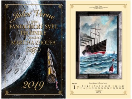 Jules Verne a jeho svět techniky - kalendář 2019