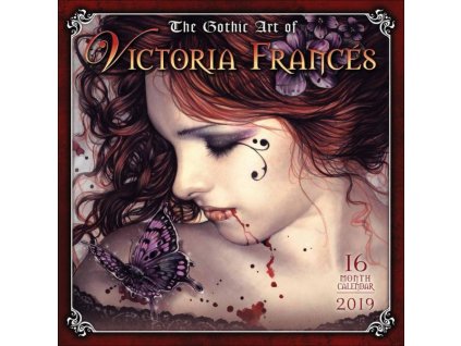 The Gothic Art of Victoria Francés 16 Month Calendar 2019