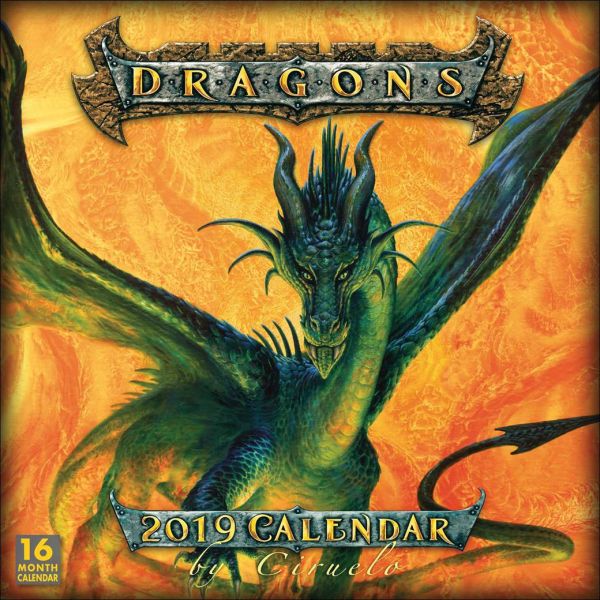 Dragons 2019 Calendar by Ciruelo Arkham