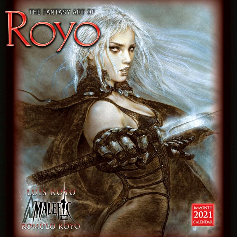 The Fantasy Art of Royo Official 2021 Calendar Arkham