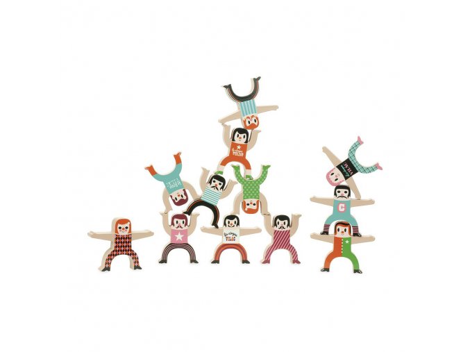 Dřevěné postavičky akrobati Vilac