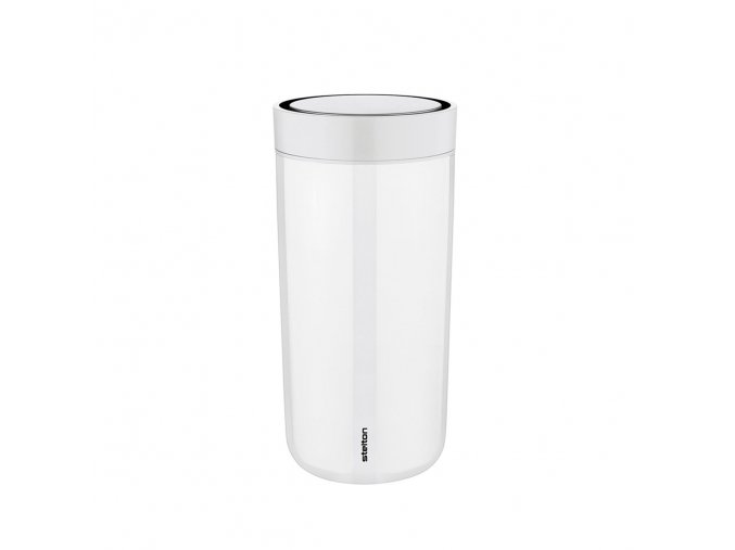 Termohrnek to go I:cons Stelton 0,4 l bílý chalk