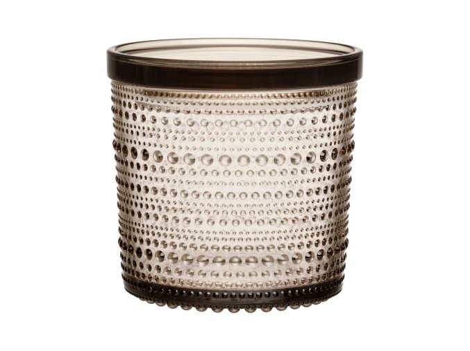 Dóza Kastehelmi iittala velká světle hnědá linen