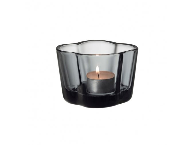 Svícen Alvar Aalto iittala 6 cm šedý