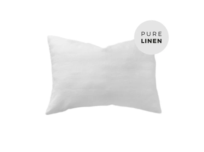 pure white pillowcase