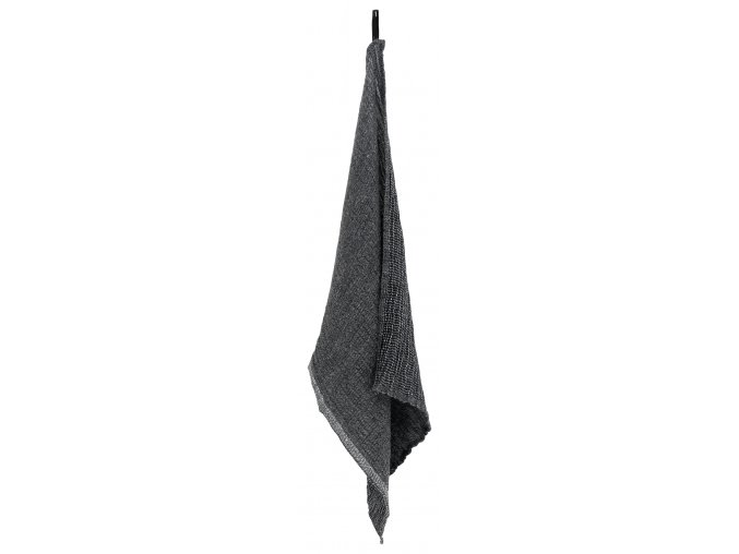 Cestovní ručník NYYTTI Lapuan Kankurit 65x130 cm šedočerný