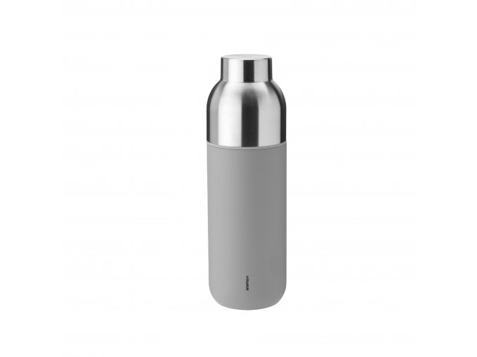 keep cool vacuum bottle silver
