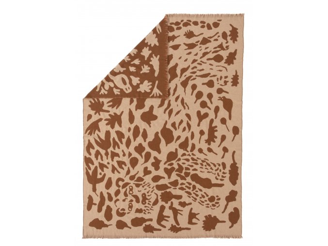 Deka Cheetah OTC 180x130 cm hnědá