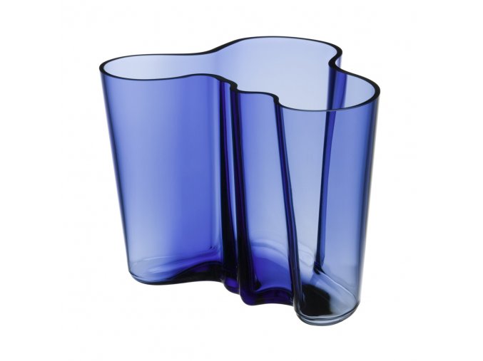 Váza Alvar Aalto iittala 16 cm modrá ultramarine