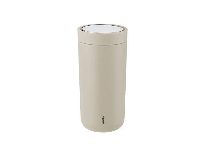 Termohrnek to go I:cons Stelton 0,4 l matně pískový