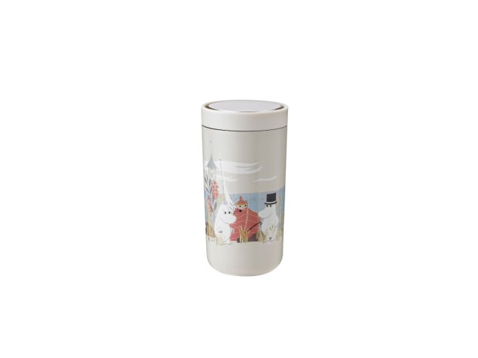 Termohrnek to go Moomin Stelton 0,2 l matný pískový