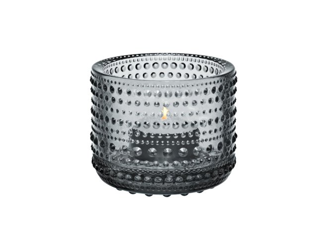 Svícen Kastehelmi iittala šedý
