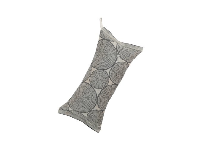 motti sauna pillow linen black