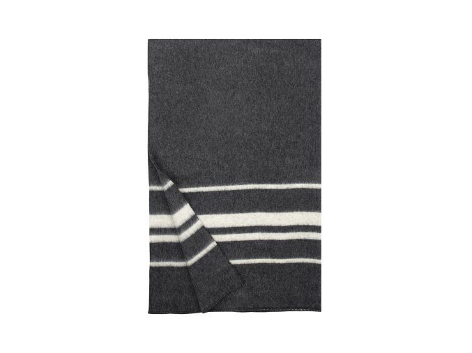 camp blanket black light grey