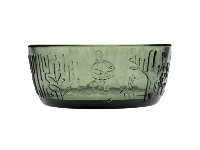 1070991_Miska skleněná Moomin Arabia 0,35 l zelená pine green