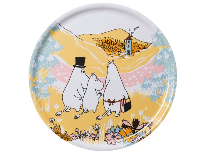 1076292 servírovací tác moomin family time 35 cm