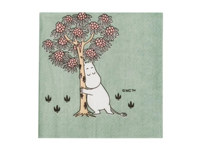 1082638 Moomin paper napkin 33cm LovingCare