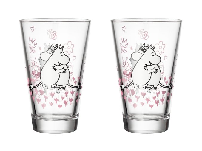1083244 Moomin tumbler Love 30cl 2pc A