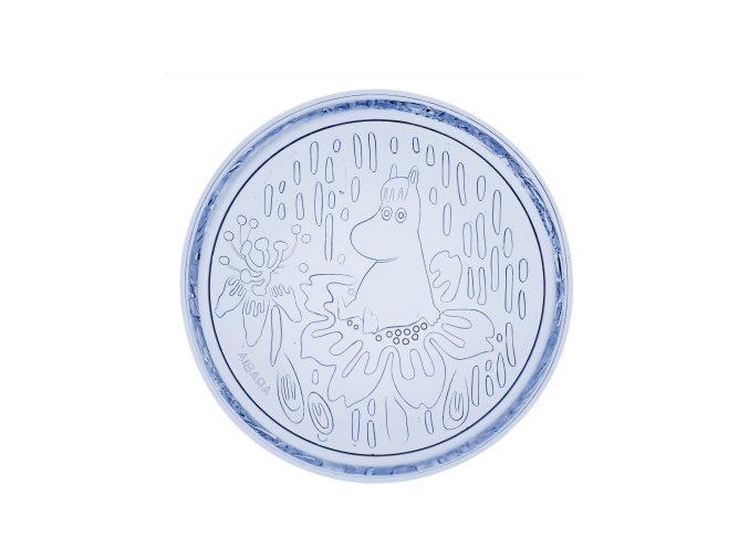 1079513 Moomin plate 155mm aqua blue