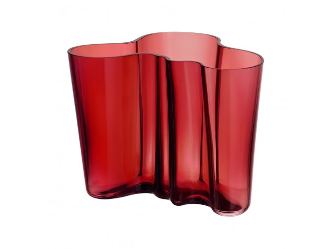 Váza Alvar Aalto iittala 16 cm červená