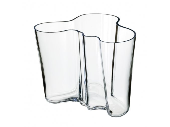 Váza Alvar Aalto iittala 16 cm čirá