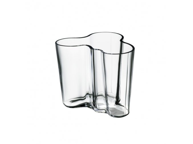 Váza Alvar Aalto iittala 9,5 cm čirá