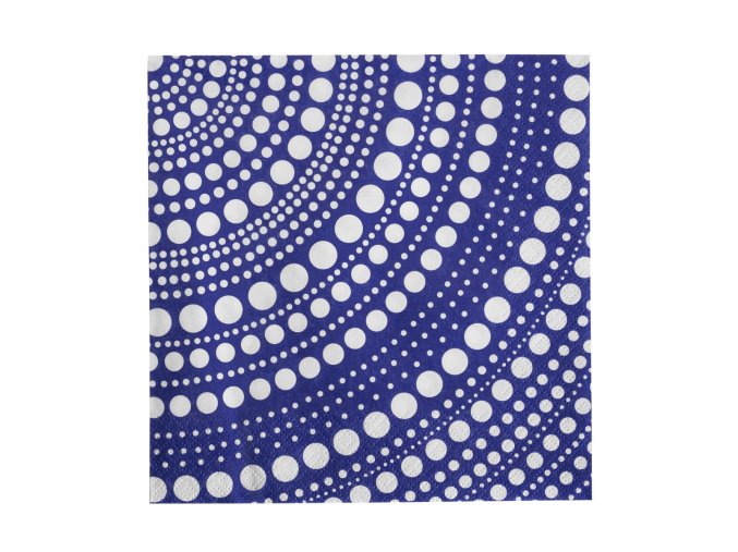 Papírové ubrousky Kastehelmi iittala 33x33 cm modré