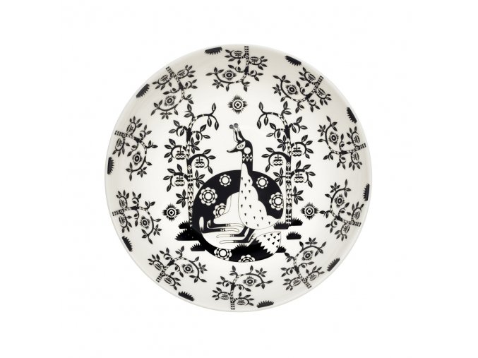 Talíř hluboký vzorovaný Taika Iittala 220mm černá