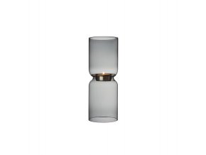 Svícen Lantern iittala 25 cm tmavě šedý