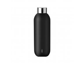 Láhev na vodu KEEP COOL Stelton 0,6 l černá