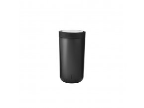 Termohrnek I:cons Stelton 0,2 l kovově černý black metallic