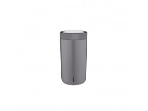 Termohrnek to go I:cons Stelton 0,2 l šedý granite grey